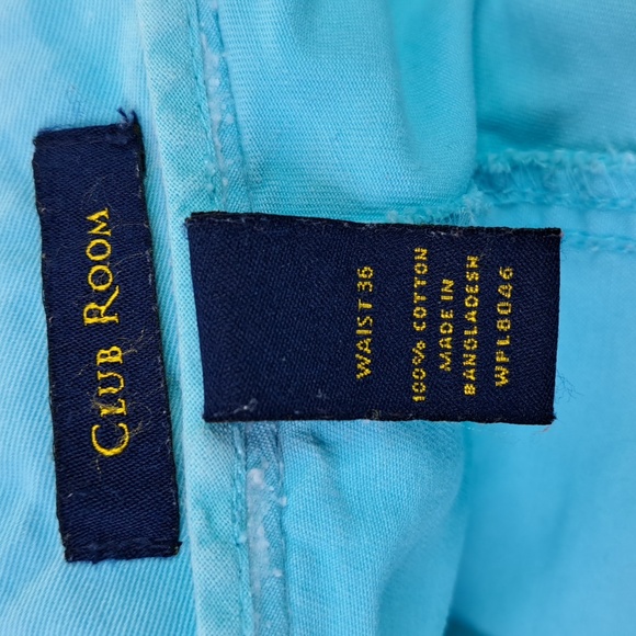 Club Room Light Blue Bermuda Shorts Men's Size 36 - Picture 7 of 12